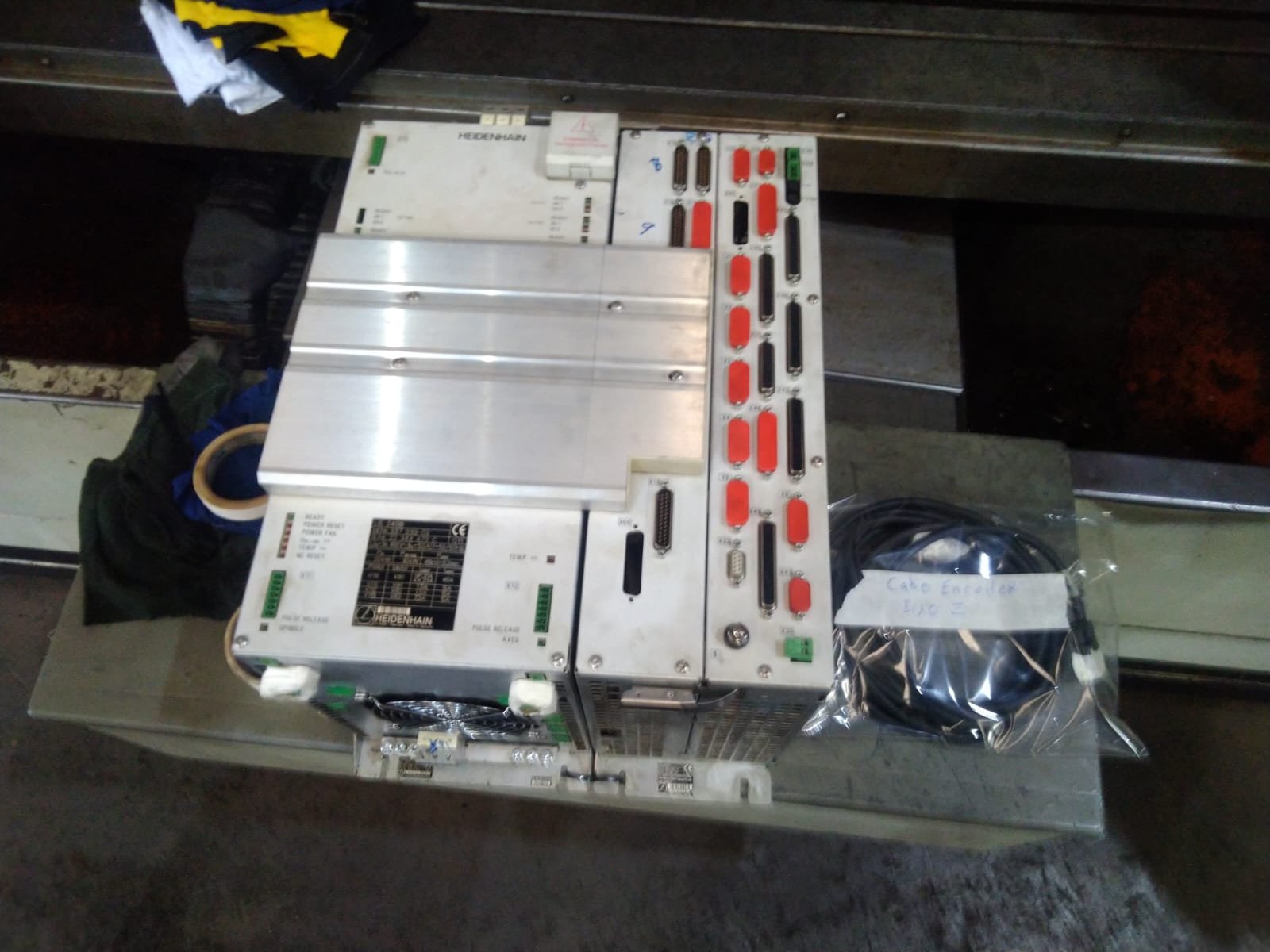 Instalação de máquina CNC